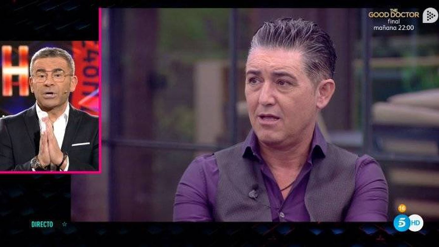 Jorge Javier explicando a Ángel Garó su poder en 'GH VIP 6'. (Telecinco)