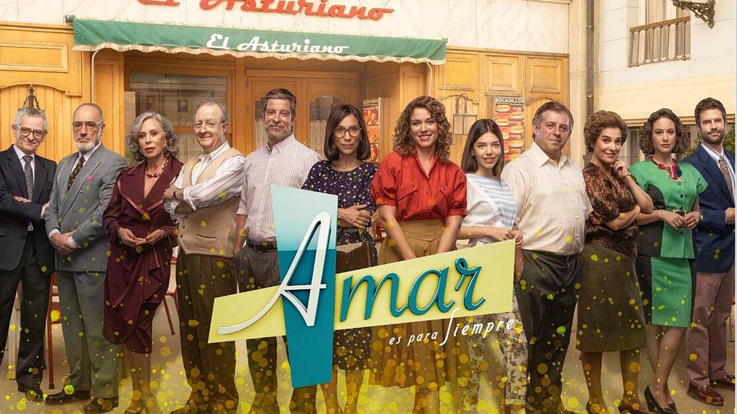 Elenco de la actual temporada de 'Amar'. (Atresmedia Televisión)