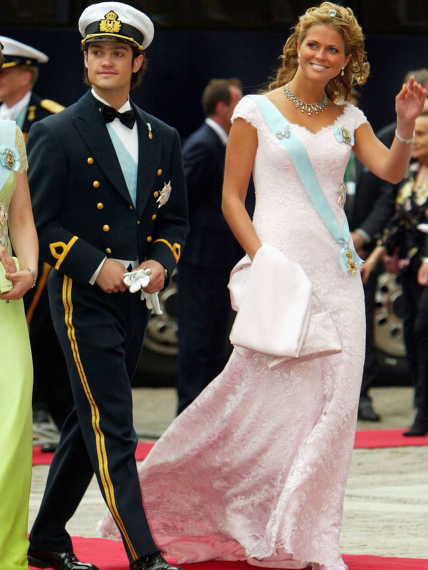 Carlos Felipe y Magdalena de Suecia. (Getty)