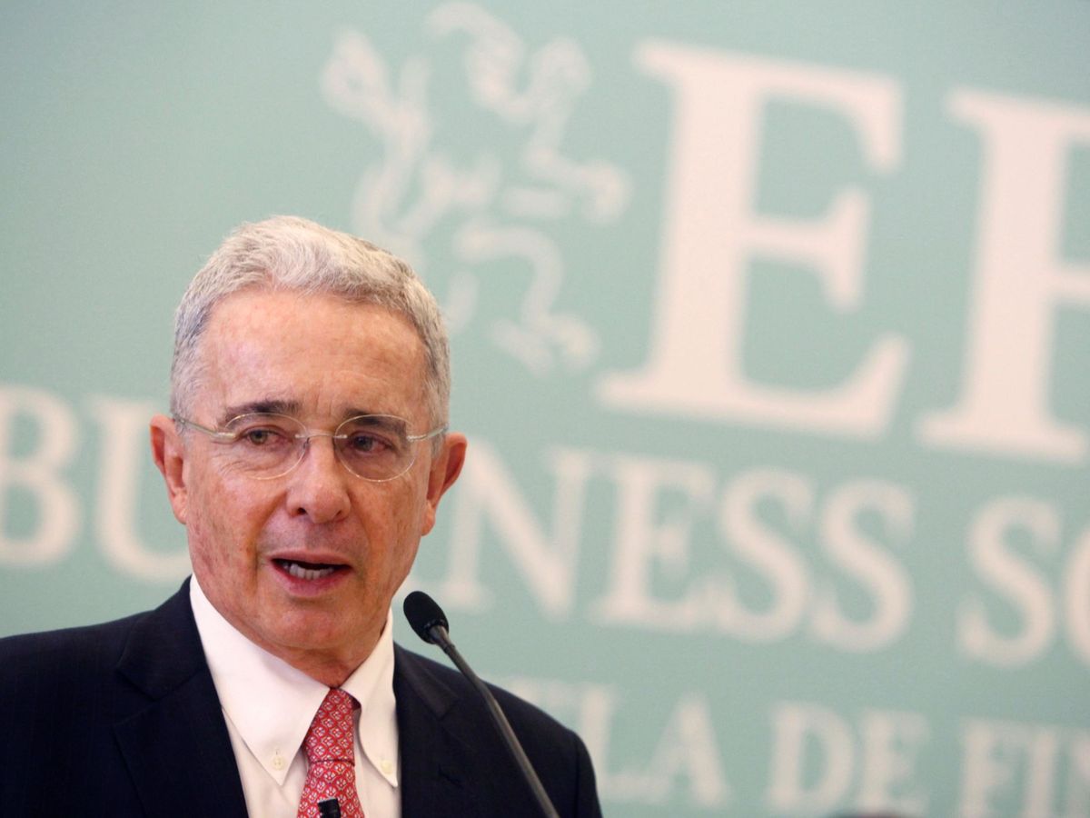 Foto: Senador y expresidente de Colombia, Álvaro Uribe. (EFE)