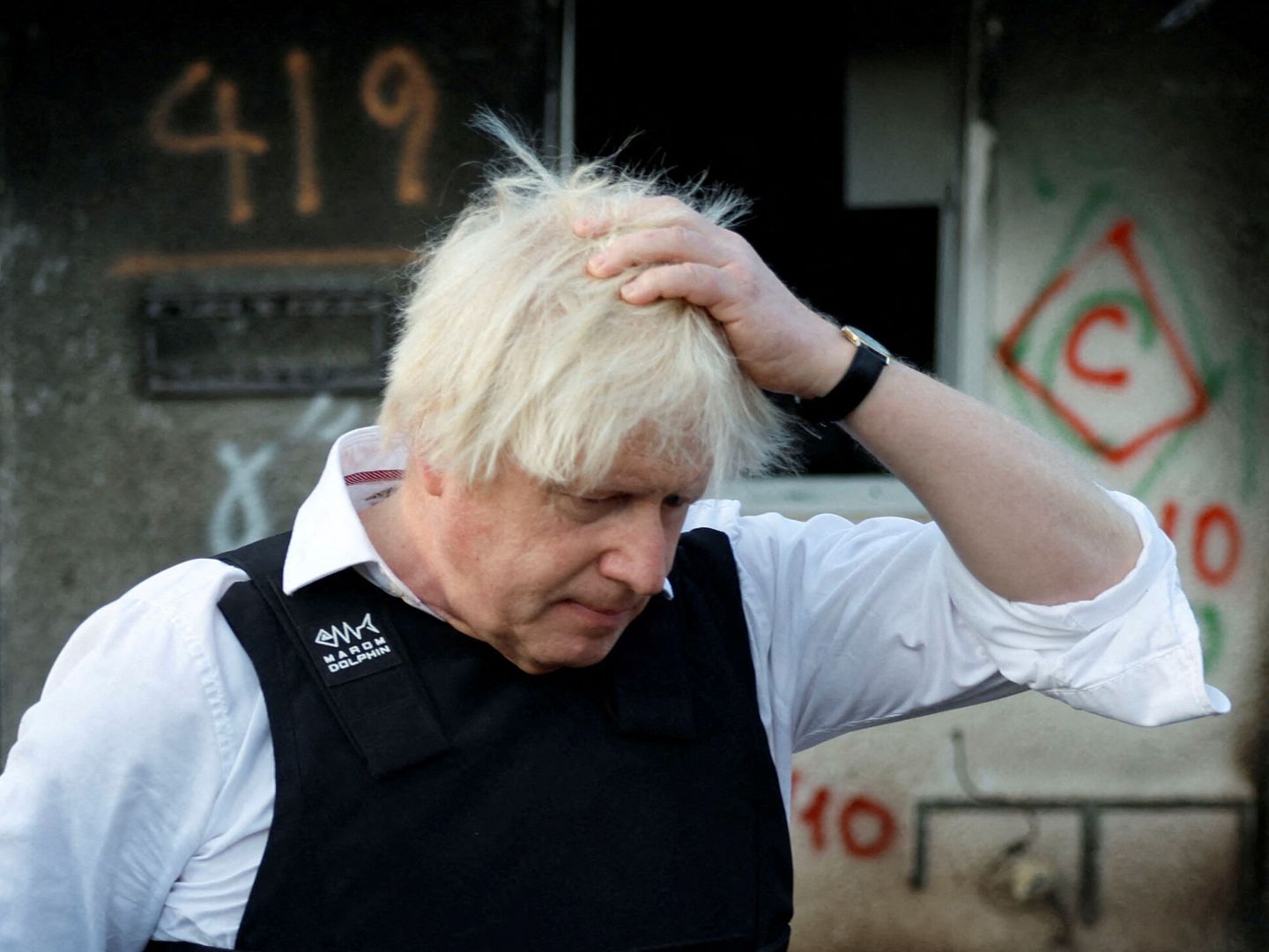Boris Johnson, hace unos días en Israel. (Reuters/Evelyn Hockstein)