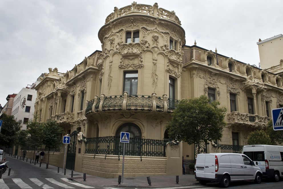 Palacio de Longoria, en Madrid, sede de la SGAE. (EFE)