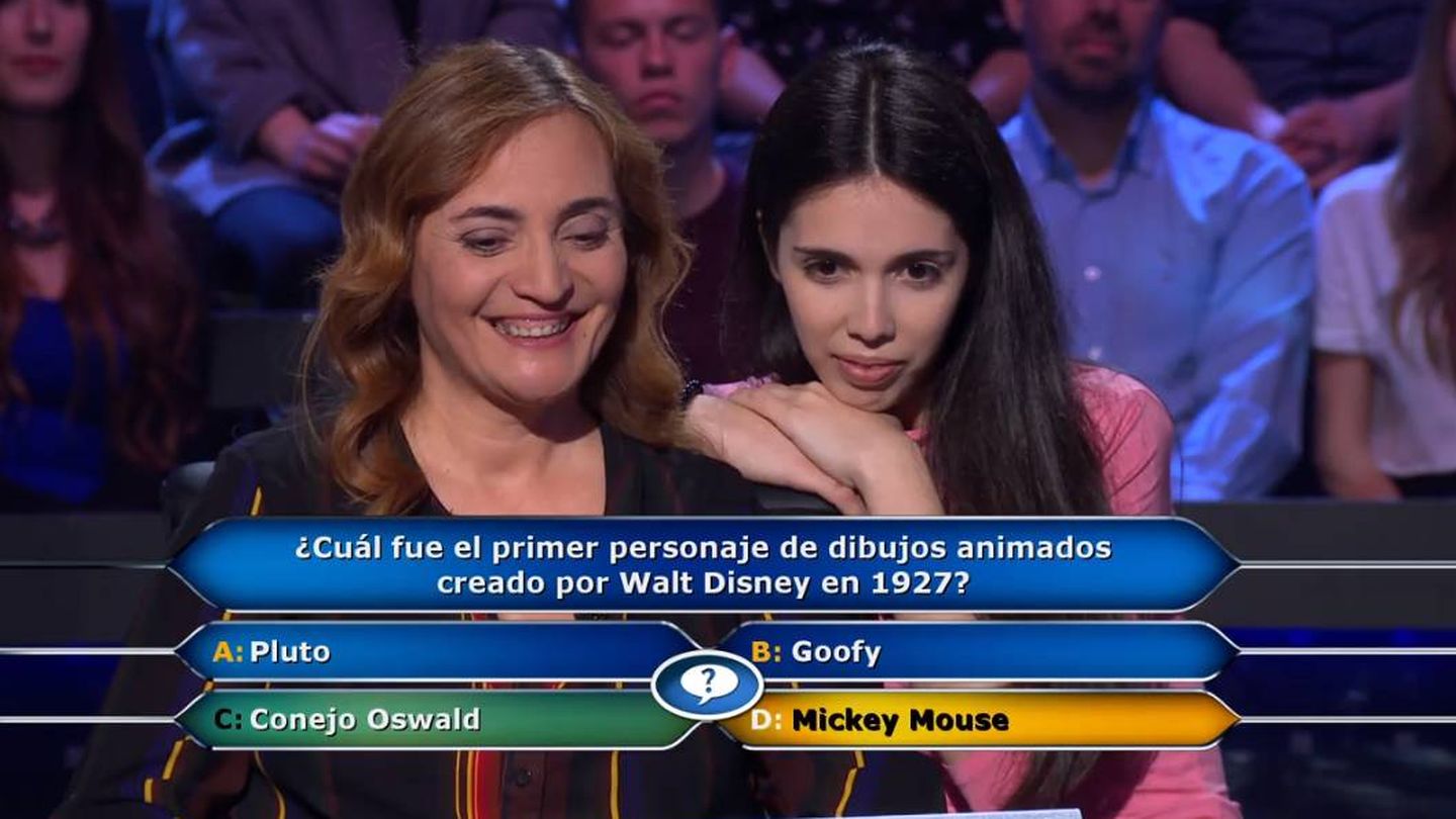 Laura y su hija en '¿Quién quiere ser millonario?'. (Antena 3)