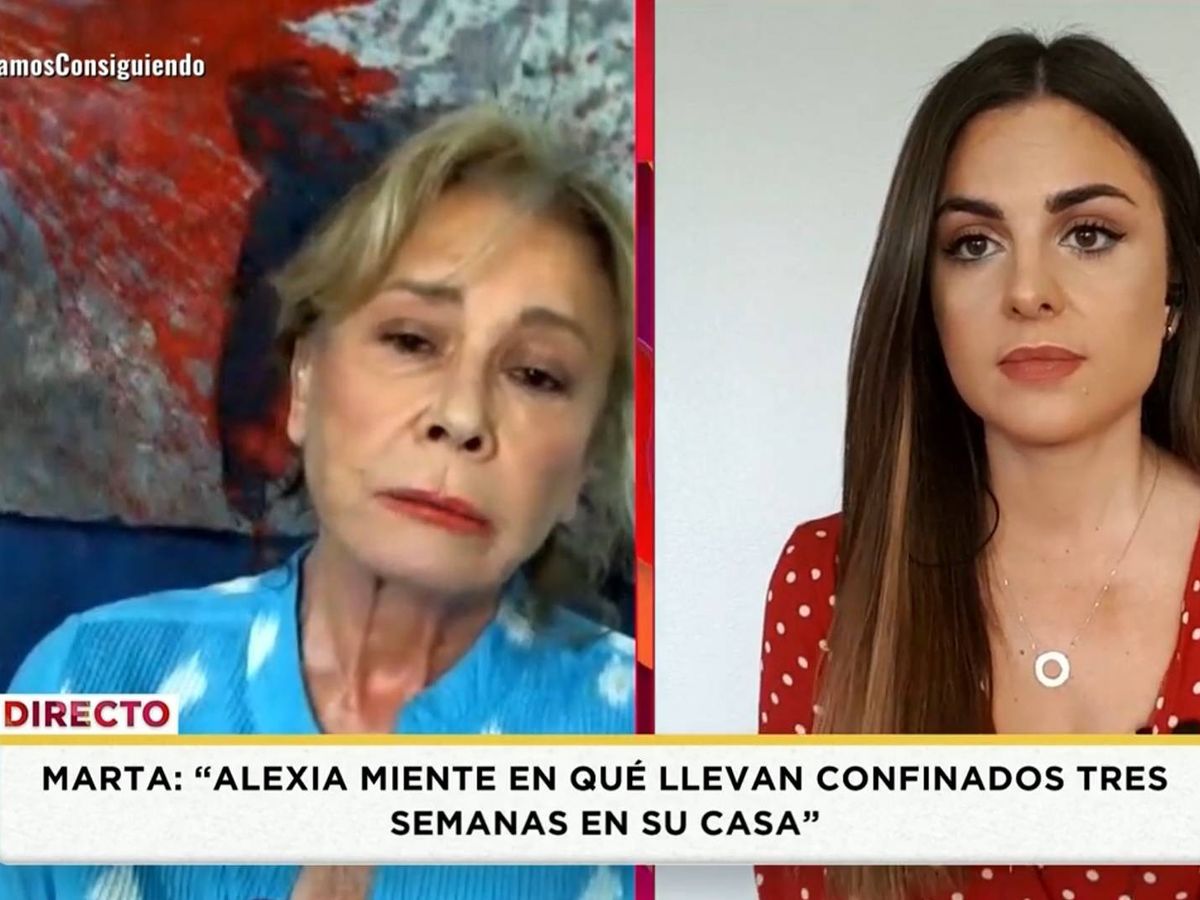 Foto: Mila Ximénez y Alexia Rivas, en 'Socialité'. (Telecinco).