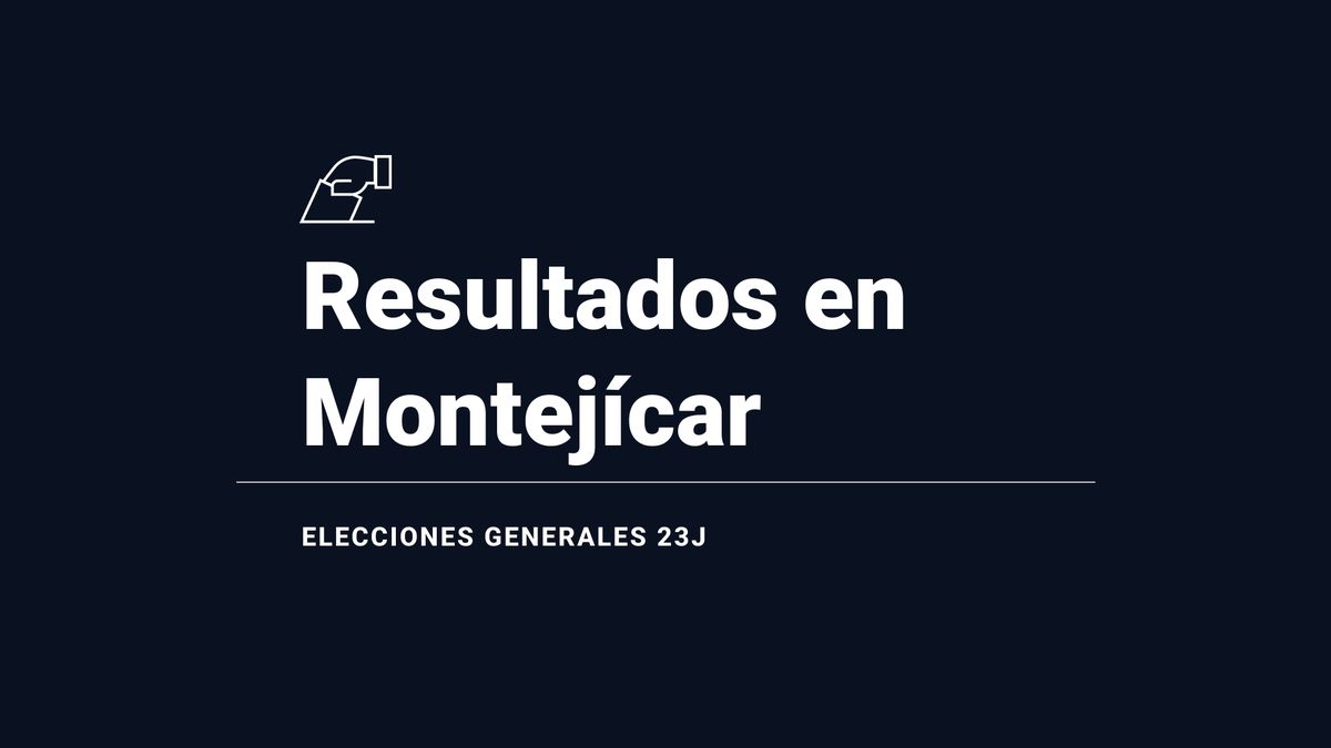 Resultados y escrutinio en Montejícar de las elecciones generales 2023, última hora: el PSOE, el partido más votado