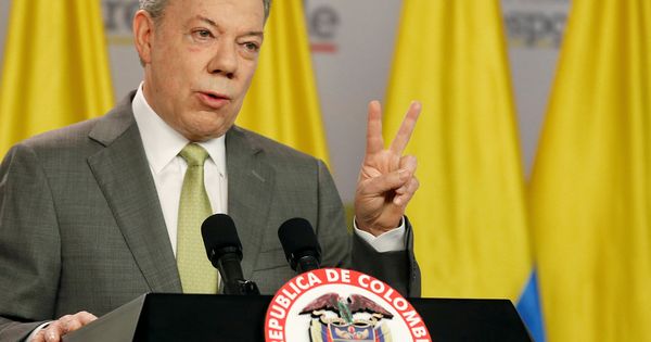 Foto: El presidente de Colombia, Juan Manuel Santos, durante una rueda de prensa en Bogotá (Reuters)