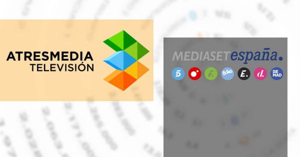 Foto: Logotipos de Atresmedia y Mediaset España. (EL CONFI TV)
