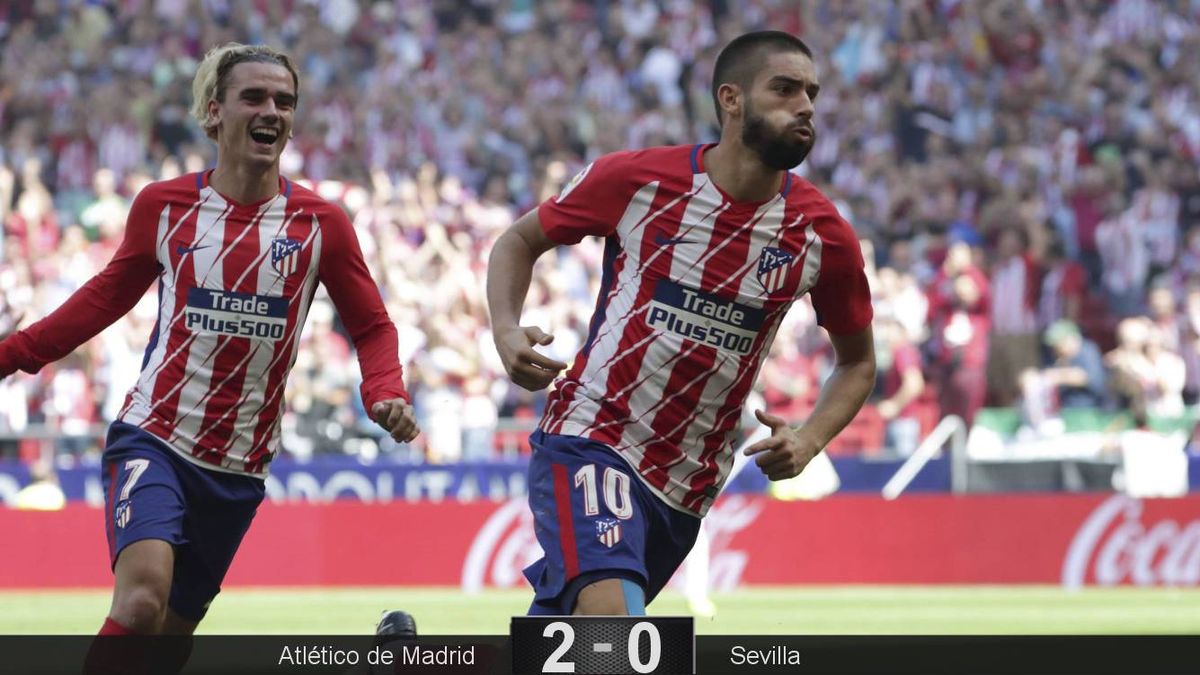 Carrasco y Griezmann le dan la victoria al Atlético de Madrid ante el Sevilla