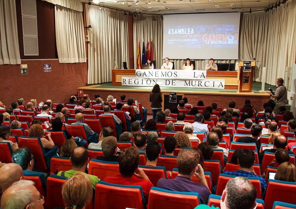 Foto: Asamblea de Ganemos la Región de Murcia, una de las candidaturas que nació con la vocación de presentarse a las elecciones autonómicas. (Facebook/GRM)