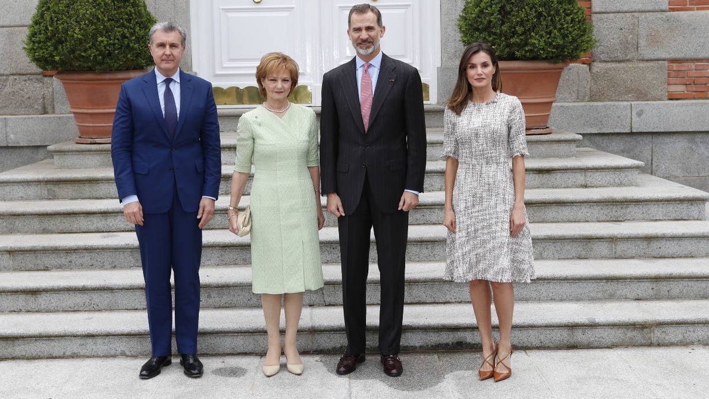 Los reyes con Margarita y Radu de Rumanía. (Casa Real)