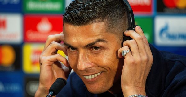 Foto: Cristiano Ronaldo, durante la rueda de prensa. (EFE)