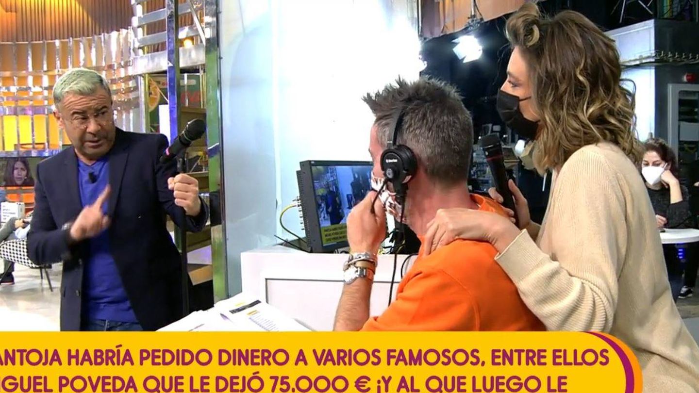 Jorge Javier y Sandra Barneda en 'Sálvame'. (Mediaset España)