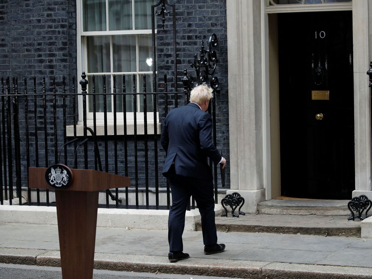 Foto: Despedida de Boris. (Reuters/Peter Nicholls)