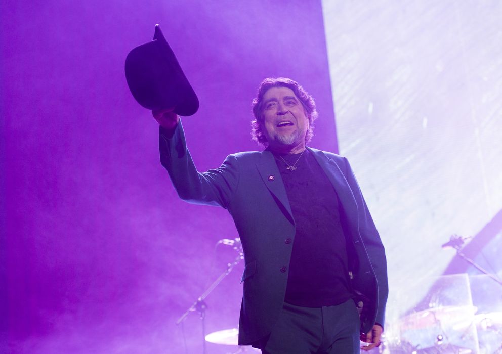 Foto: Joaquín Sabina durante el concierto (Gtres)