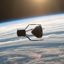 Foto: La propuesta de ClearSpace para atrapar basura espacial. (ClearSpace)