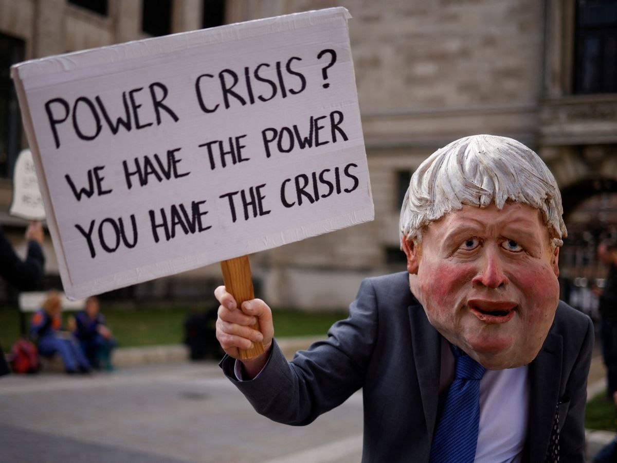 Foto: Protesta contra Boris Johnson. (Reuters(John Sibley)