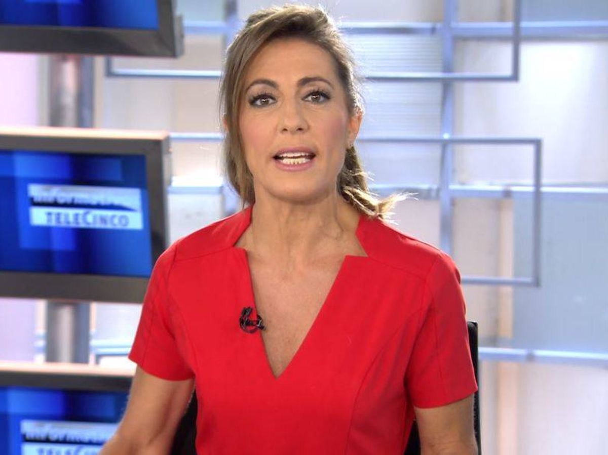 Foto: Ángeles Blanco, presentadora de 'Informativos Telecinco'. (Mediaset)