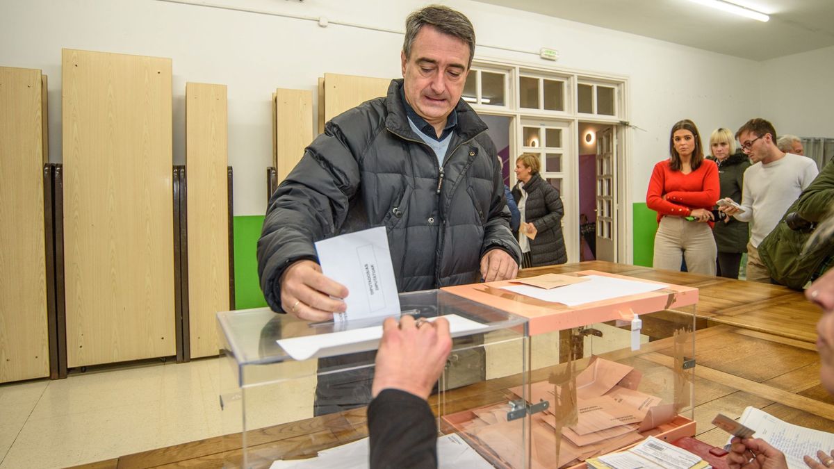 En Euskadi, con el 73,94% escrutado, PNV logra 7 escaños y PP se queda sin diputados