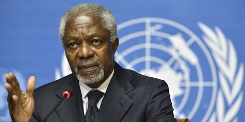 Foto: Kofi Annan renuncia como mediador de la ONU en Siria