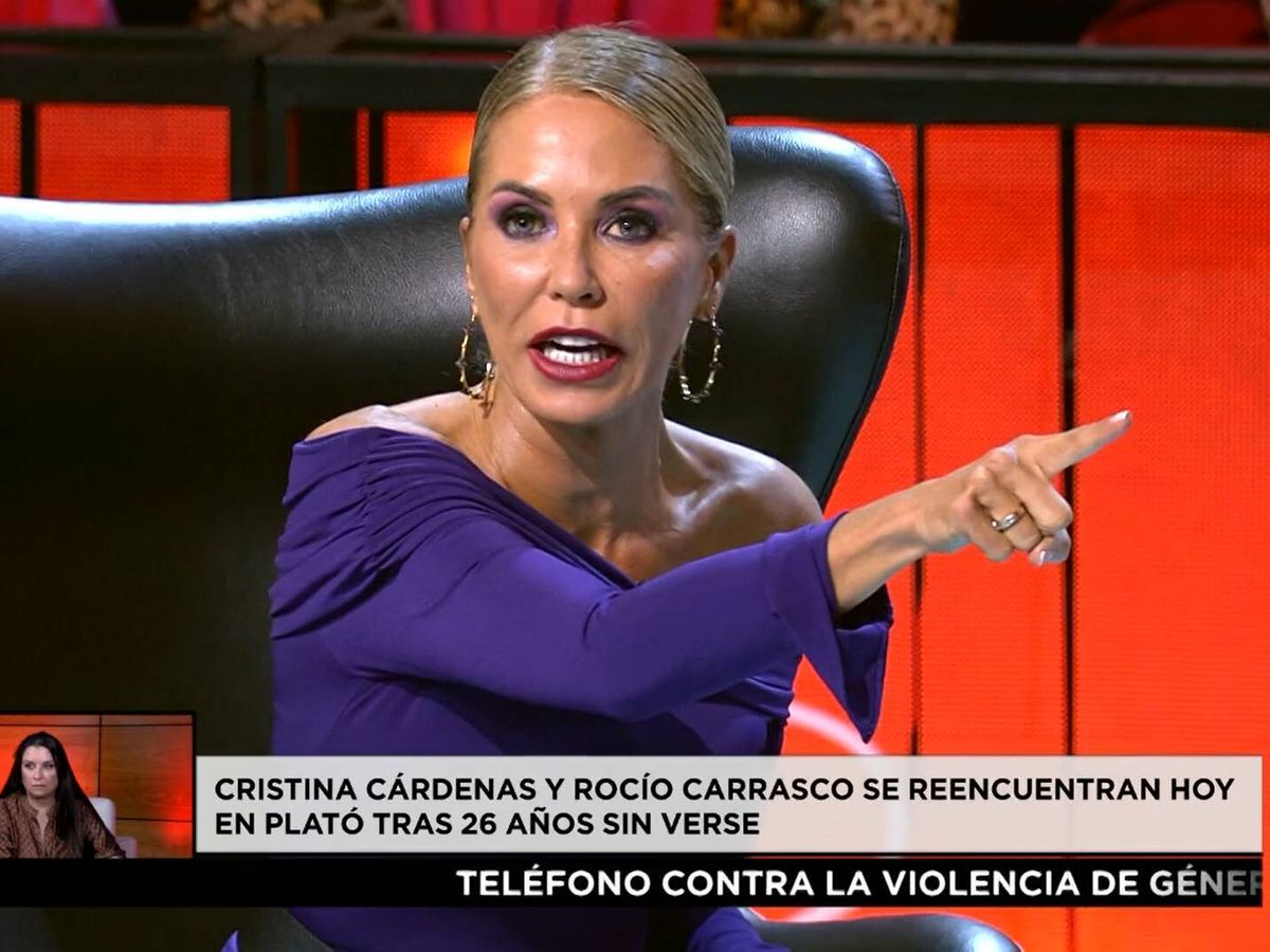 Foto: Montse Suárez, en 'En el nombre de Rocío'. (Mediaset)