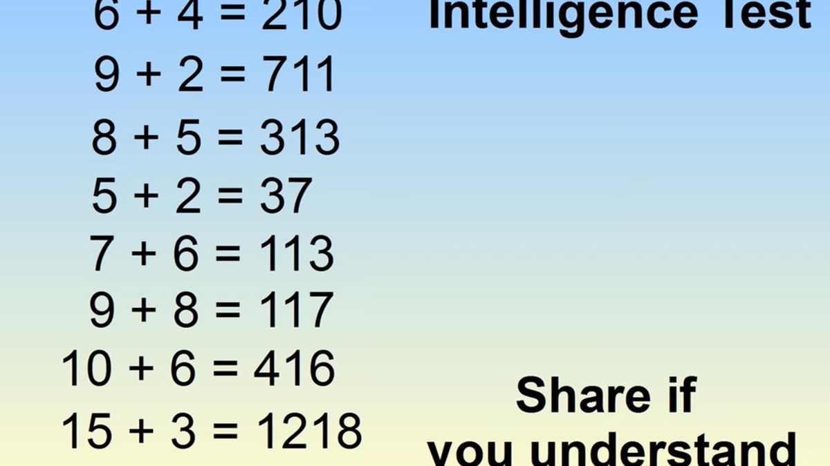 ¿Puedes resolver el “test de inteligencia” que está arrasando? Y tiene truco 