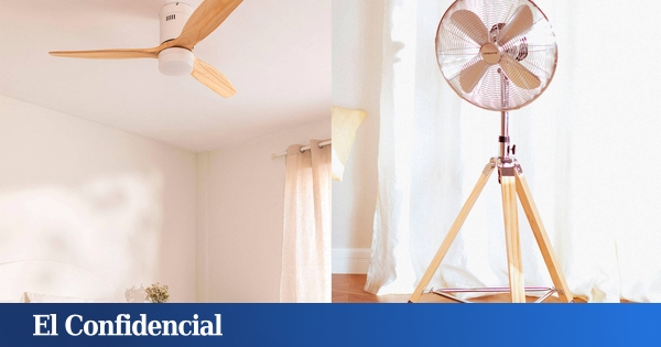 Este ventilador barato y bueno de techo de CREATE está rebajado en :  ideal para sobrevivir a la primera ola de calor