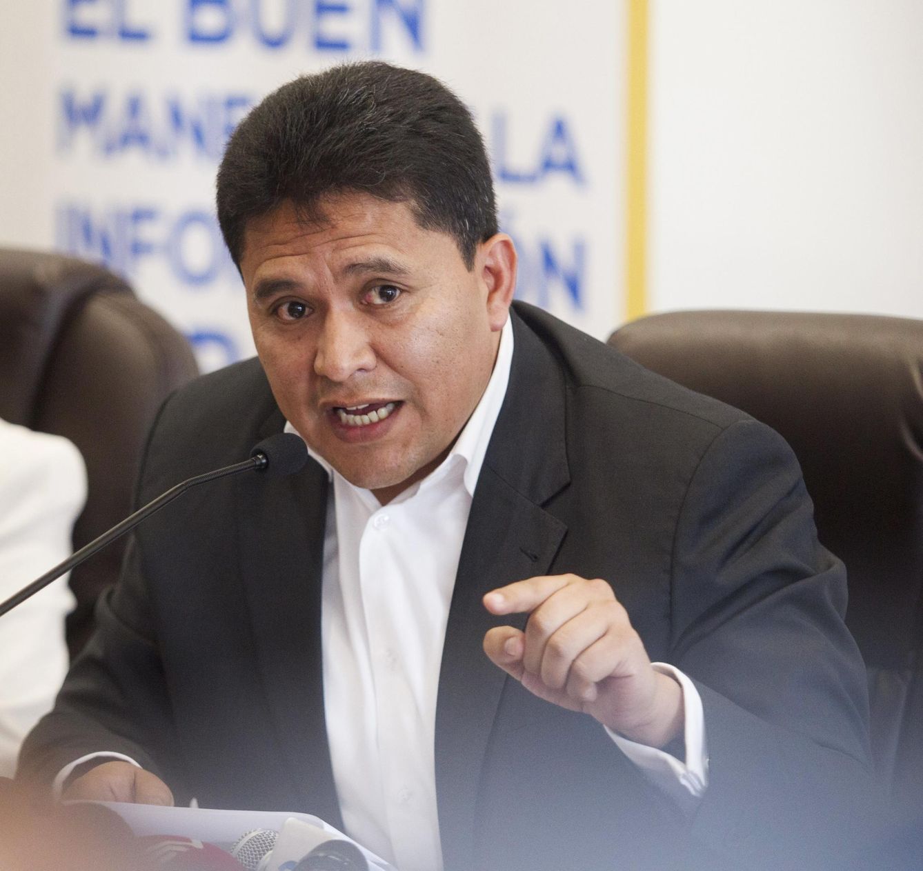 El exdirector de la Inteligencia Nacional de Ecuador, Ronny Vallejo, en 2015. (Reuters)