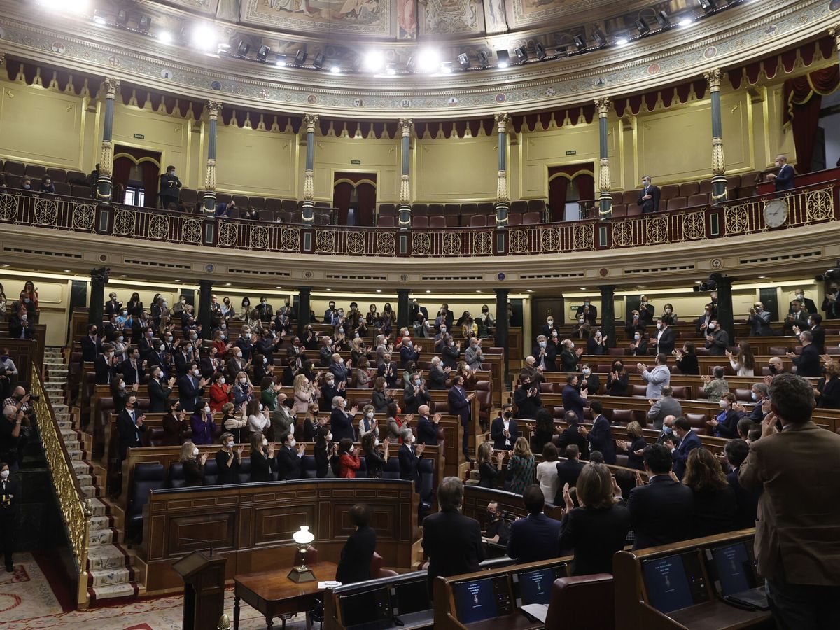 Foto: Sesión plenaria en el Congreso de los Diputados. (EFE/Emilio Naranjo)
