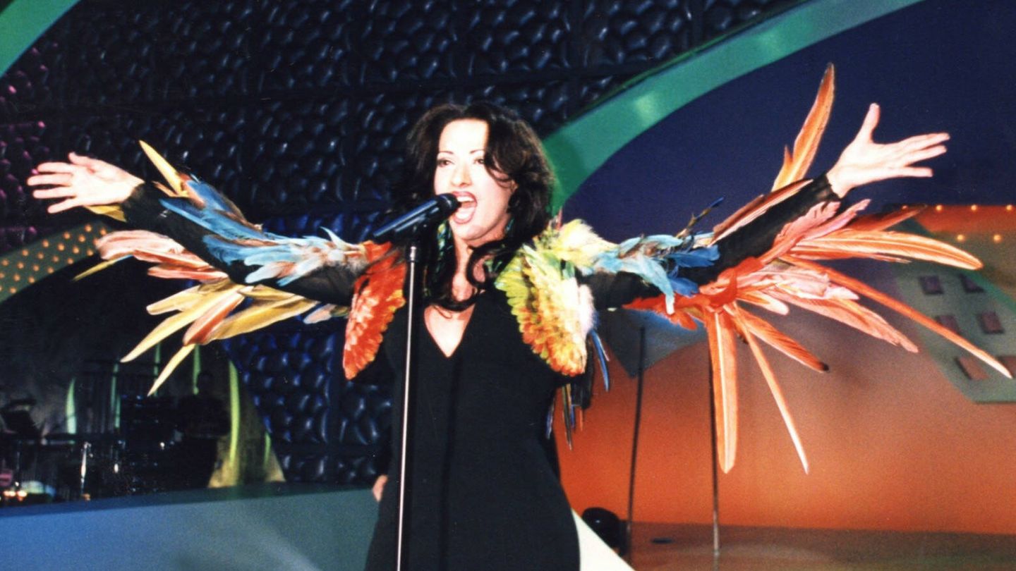 La actuación de Dana International en 1998. (Cortesía/ Unión Europea de Radiodifusión)