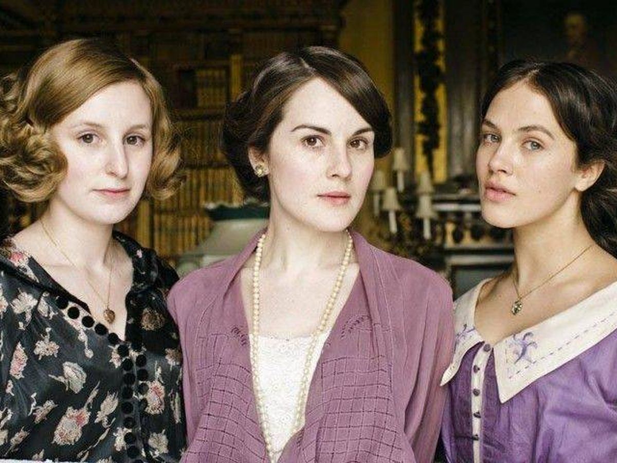 Foto:  Las hermanas Crawley, en 'Downton Abbey'. (Netflix)