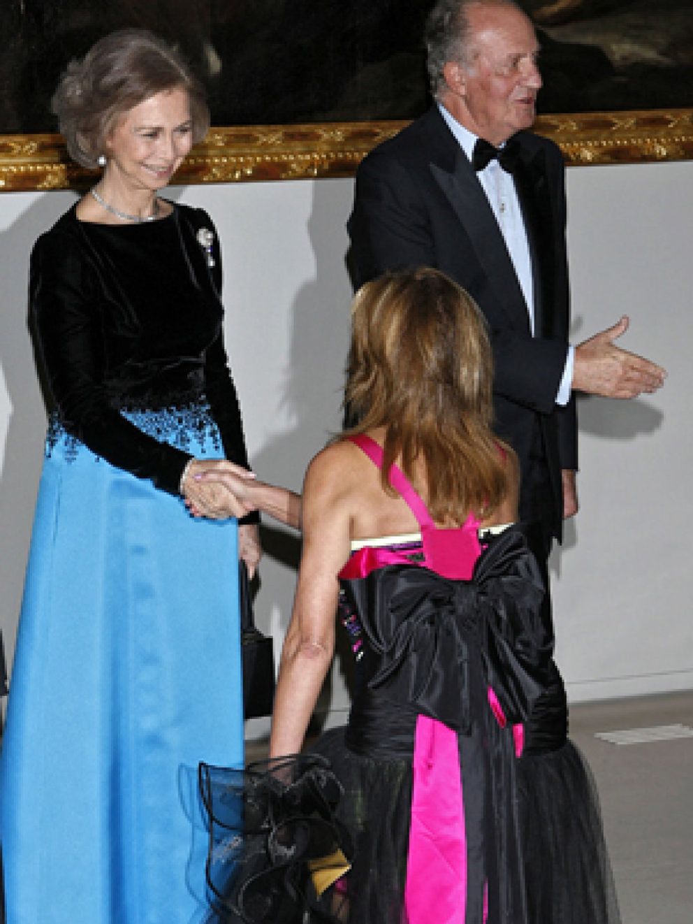 Foto: La Casa Real por fin recibe a la baronesa Thyssen
