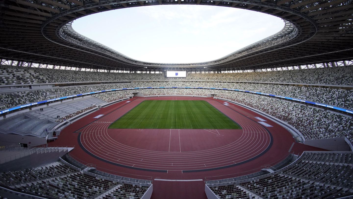 El nuevo Estadio Olímpico de Tokio. (EFE)