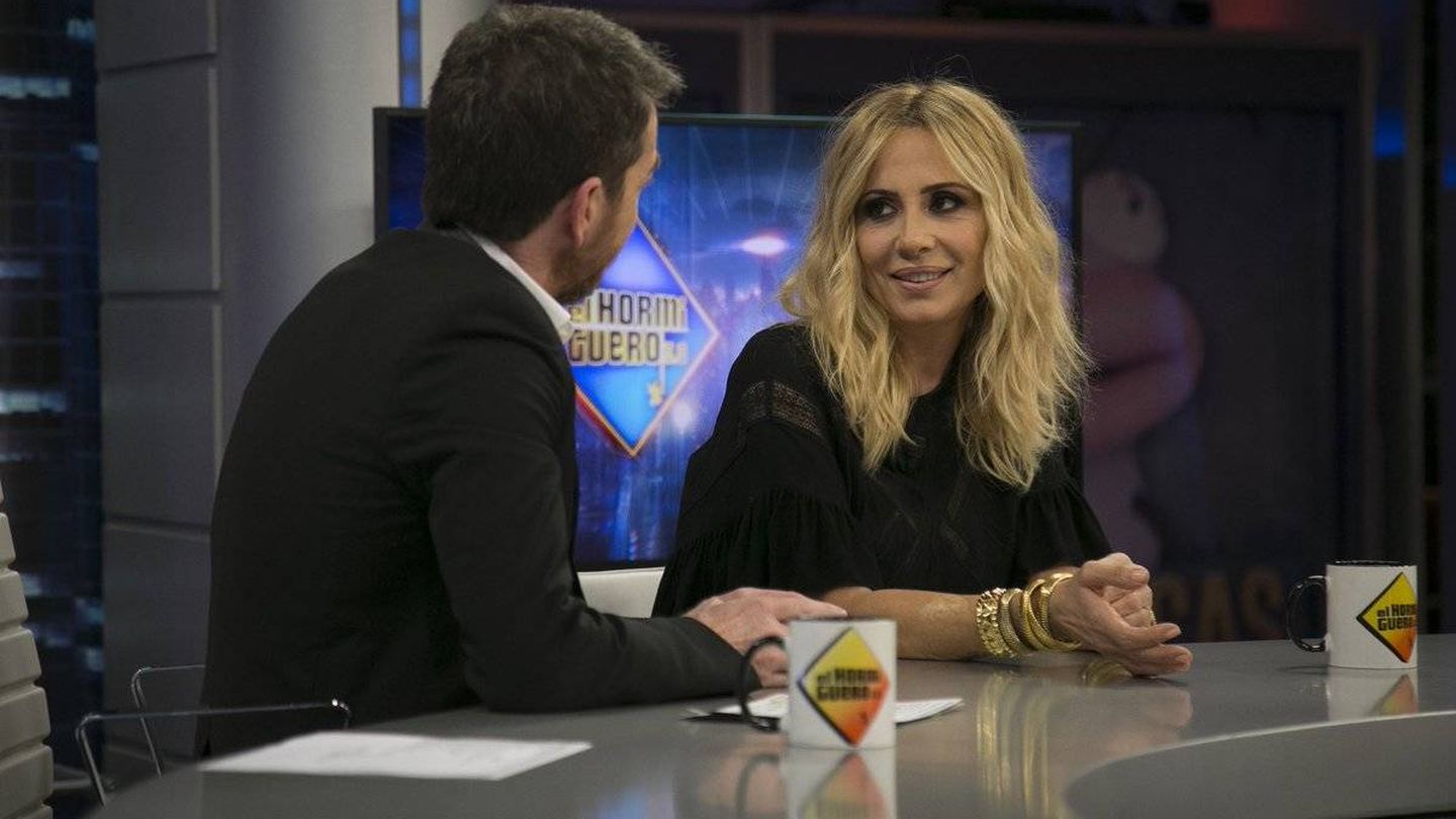 Marta Sánchez respondiendo a Jordi Évole en 'El hormiguero'. (Antena 3)