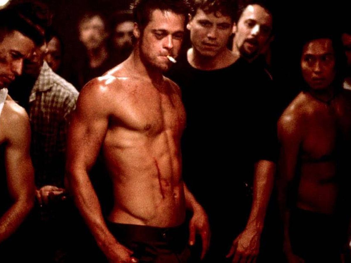 Foto: Brad Pitt, en una escena de El Club de la Lucha.