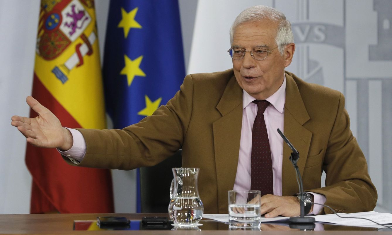 El ministro de Exteriores, Josep Borrell, tras la reunión del Consejo de Ministros. (EFE)