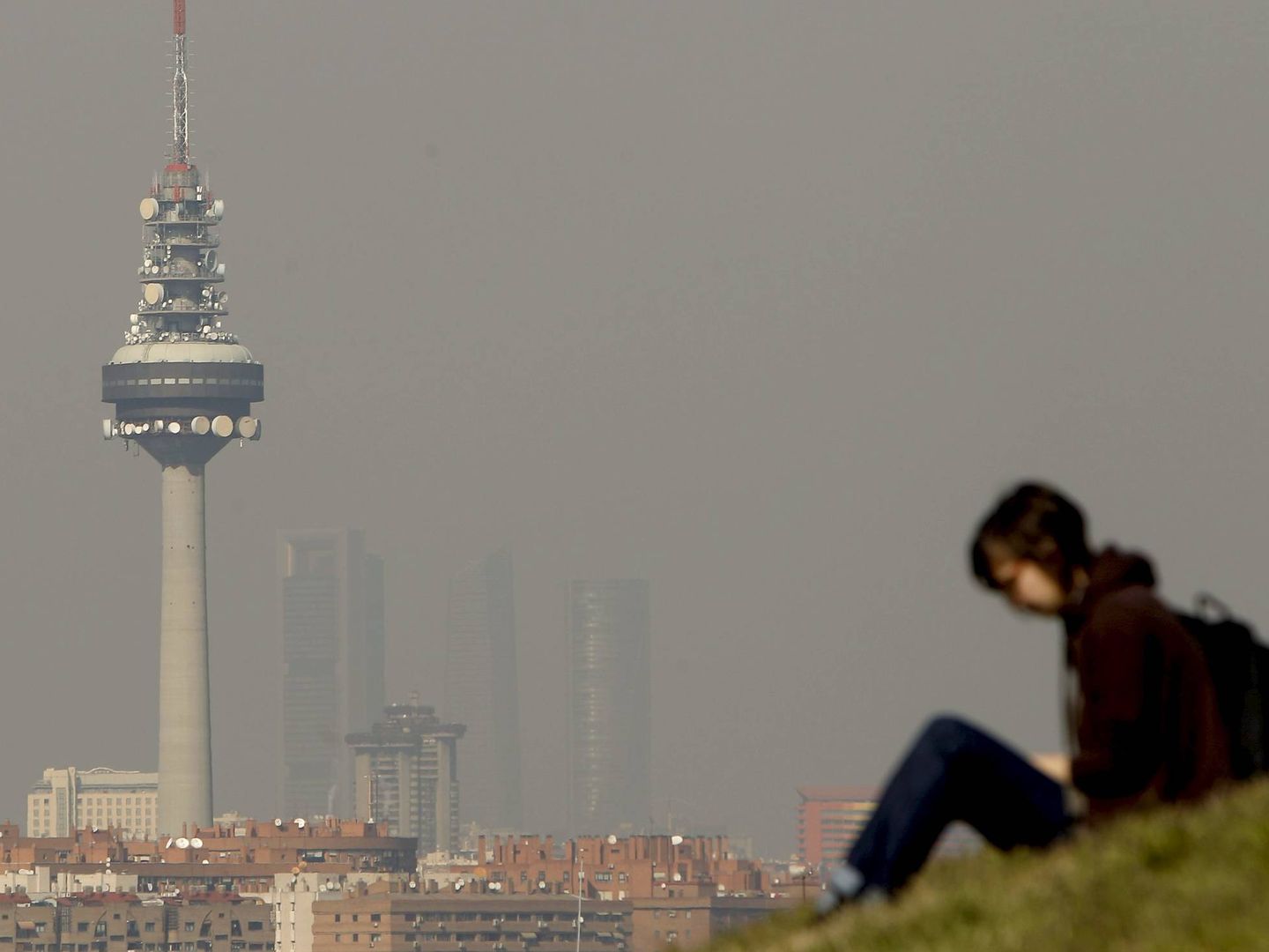 Contaminación en Madrid. (Foto: EFE)