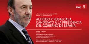 El PSOE elabora sus carteles de propaganda con el 20-N como fecha electoral