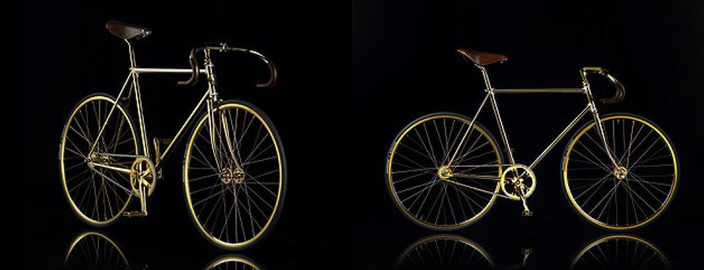 Foto: Pedaleos dorados a bordo de la bici más cara del mundo