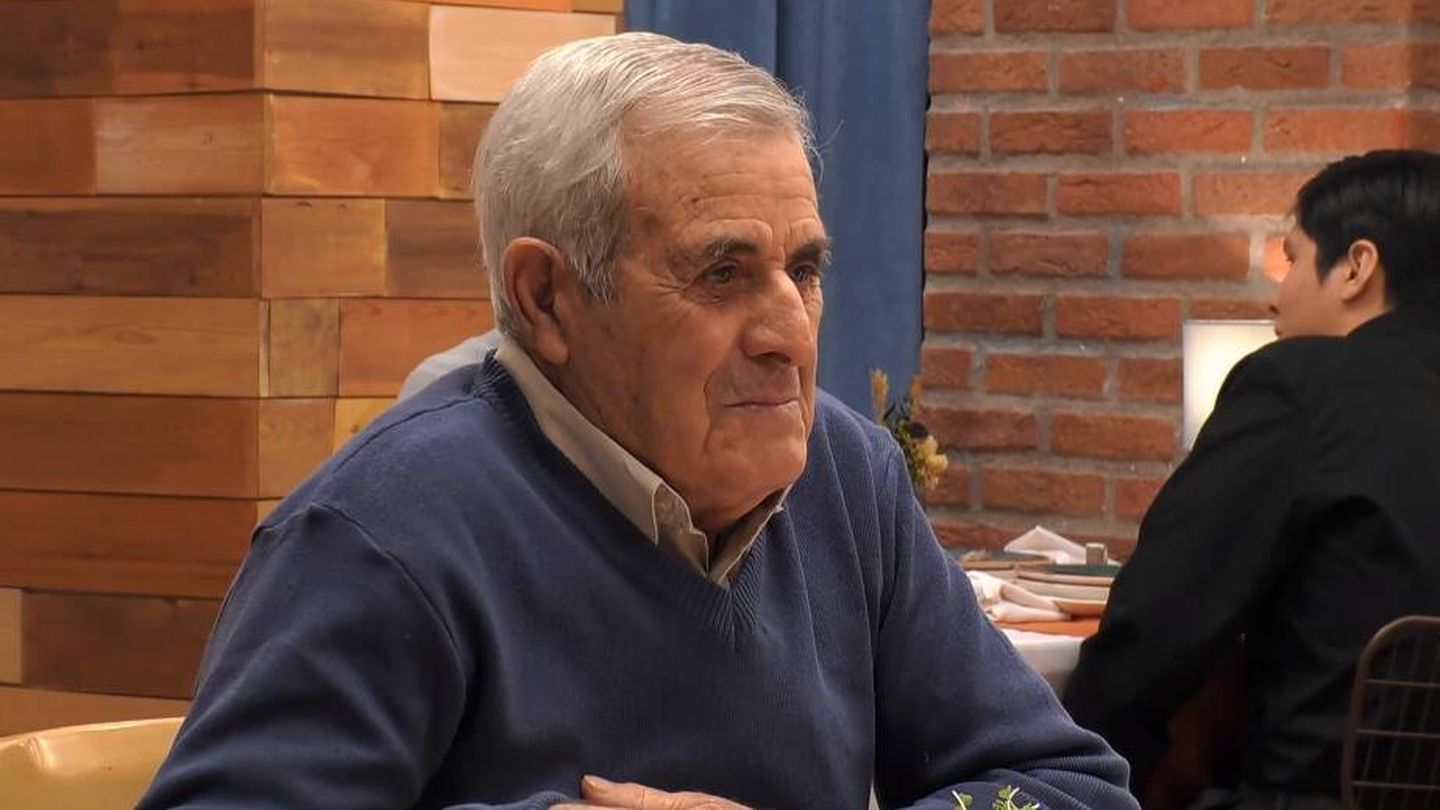 José María en 'First Dates'. (Mediaset)
