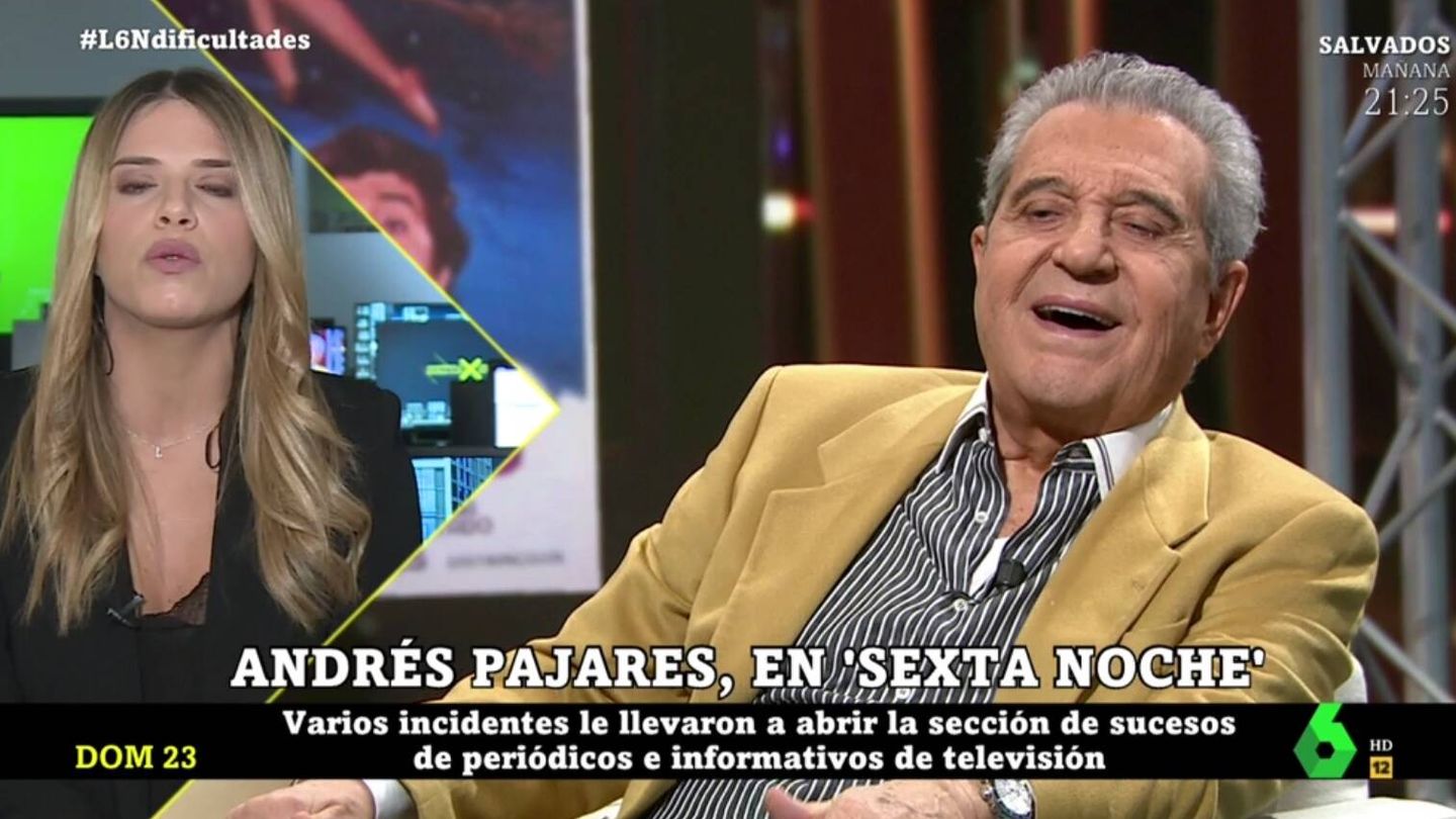 Andrés Pajares, en 'La Sexta noche'. (Atresmedia).