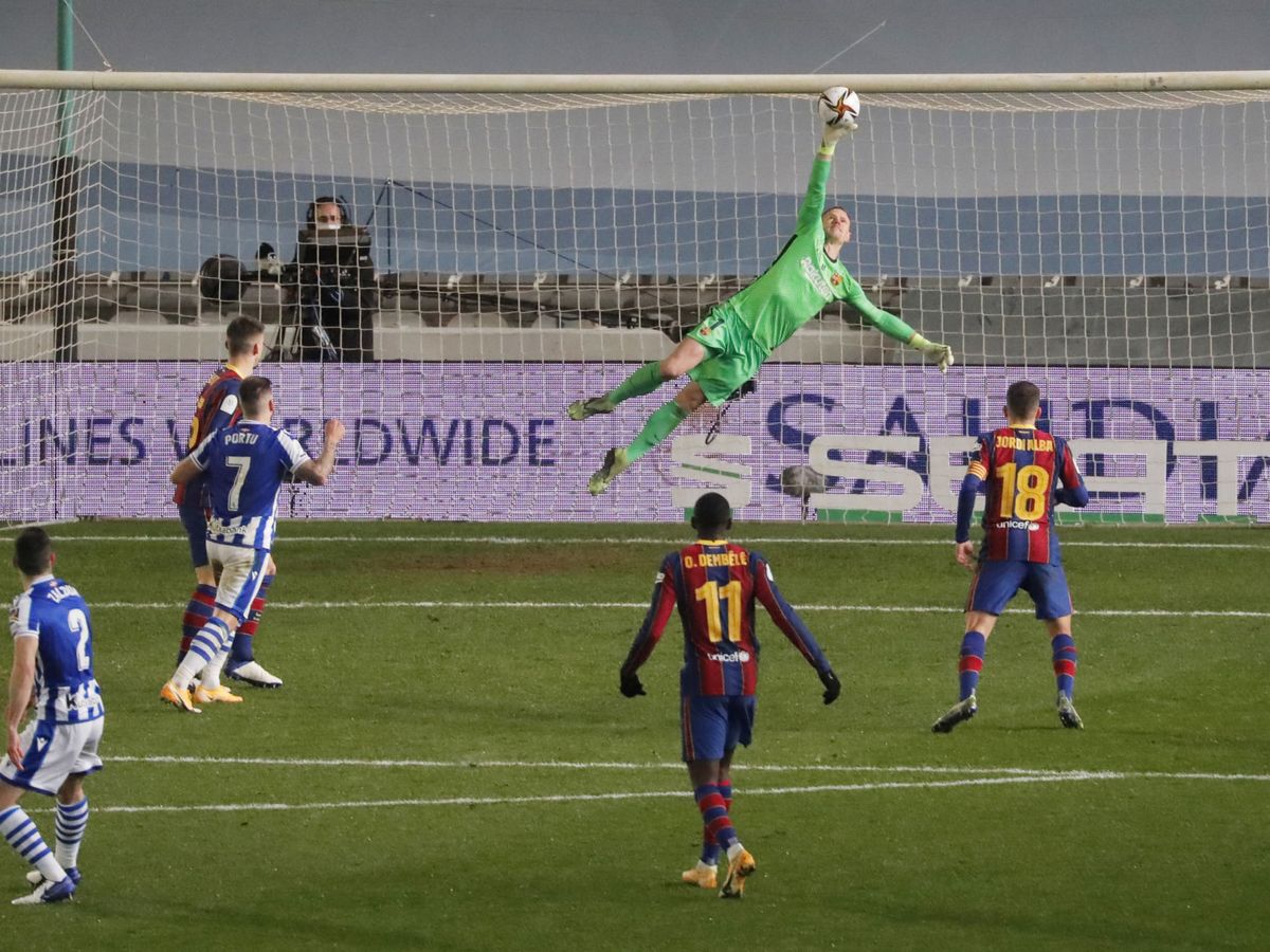 Foto: Ter Stegen fue clave para la victoria del Barça. (Reuters)
