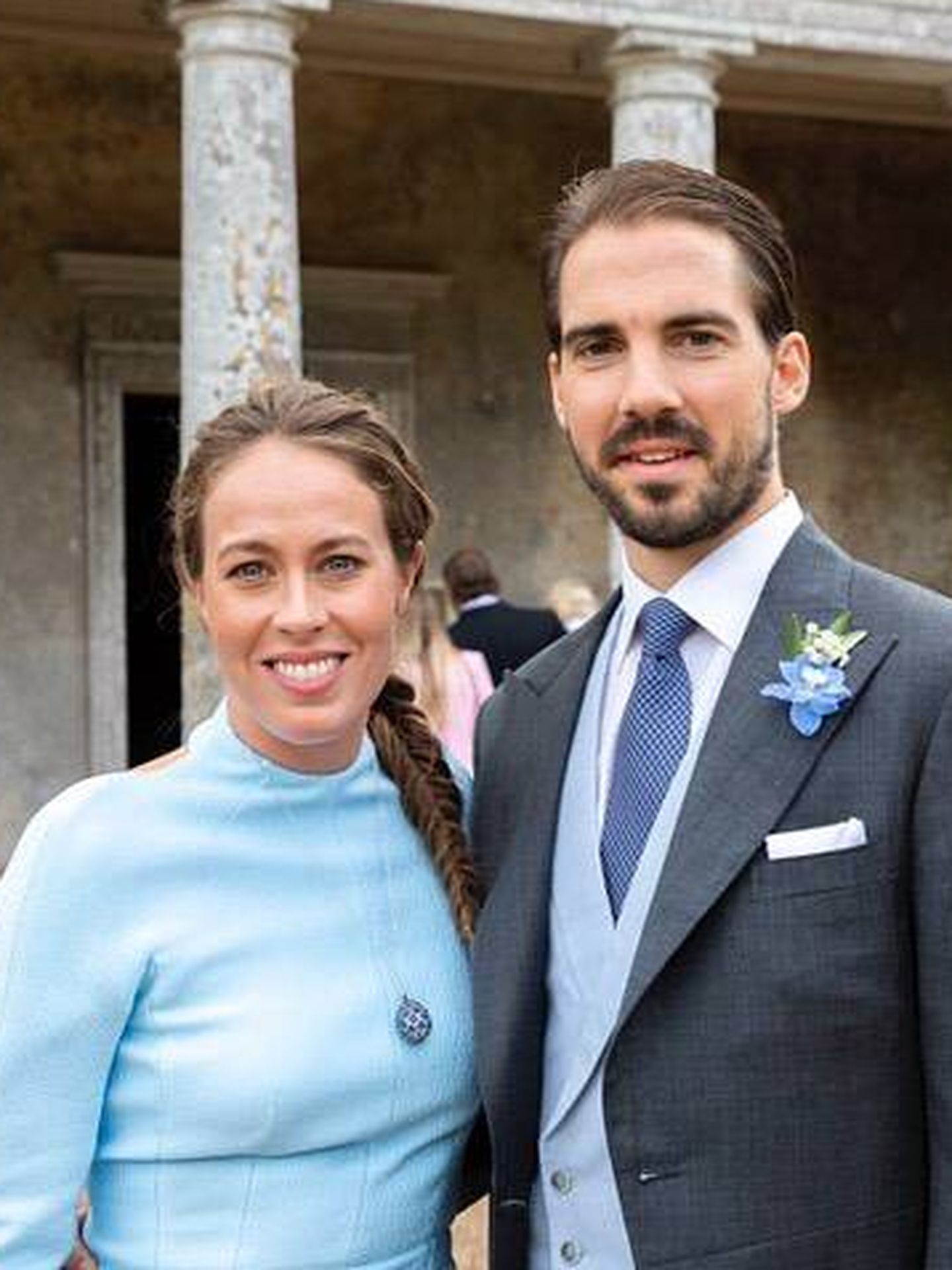 El príncipe Philippos de Grecia y su mujer, Nina Flohr. (Instagram @ninaflohr)