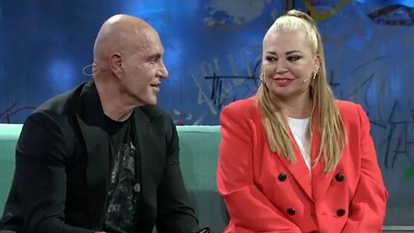 Kiko Matamoros, en una de sus últimas apariciones televisivas junto a Belén Esteban en 'La resistencia'. (Movistar +)