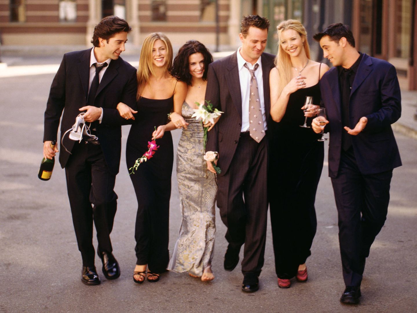 El elenco de 'Friends', en una imagen de archivo. (Getty)