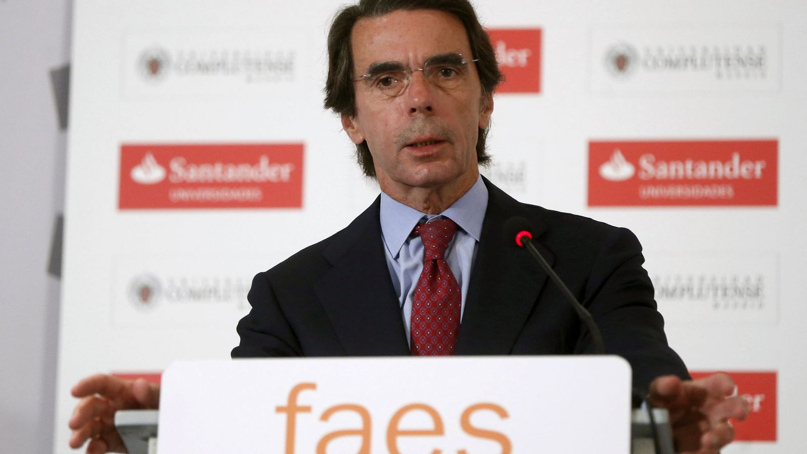 Foto: El expresidente del Gobierno y presidente de FAES, José María Aznar. (EFE)