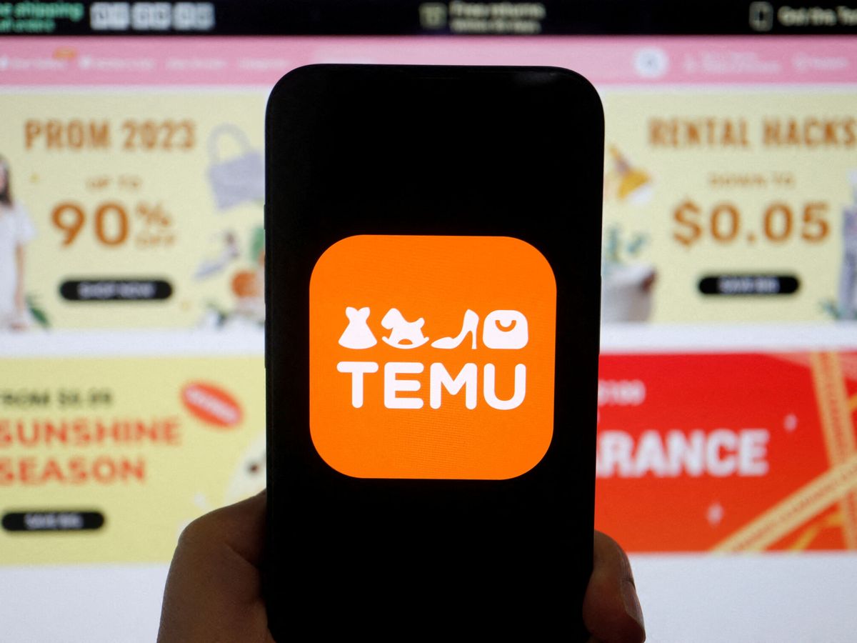 Foto: El logo de Temu. (Reuters/Florence Lo)