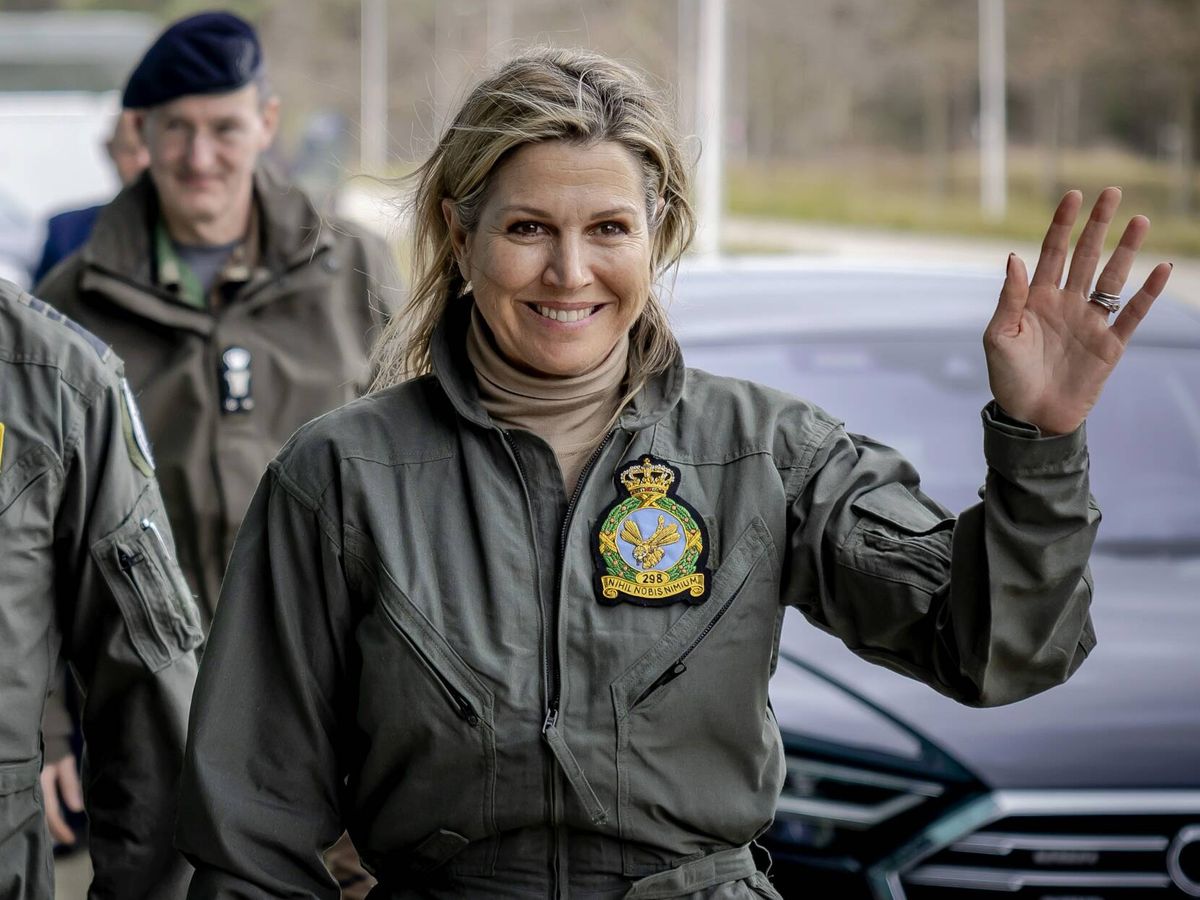 Foto: Máxima de Holanda, en el ejército. (CP)