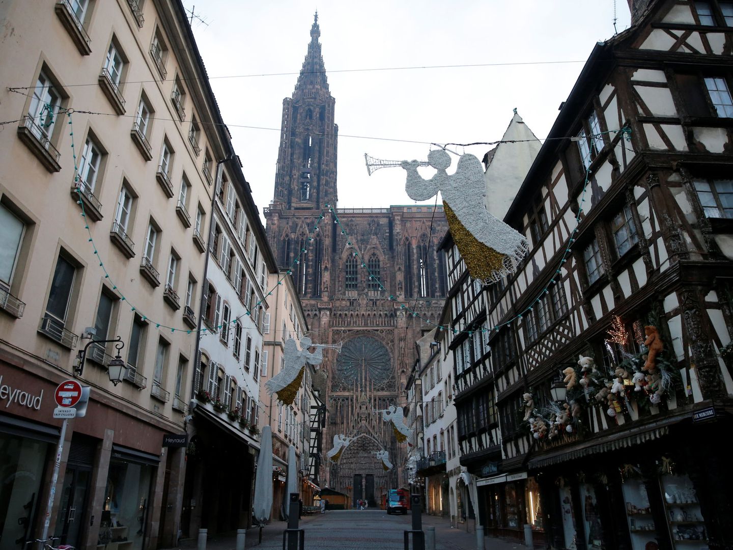 Una de las calles del centro de Estrasburgo. (Reuters/Vincent Kessler)
