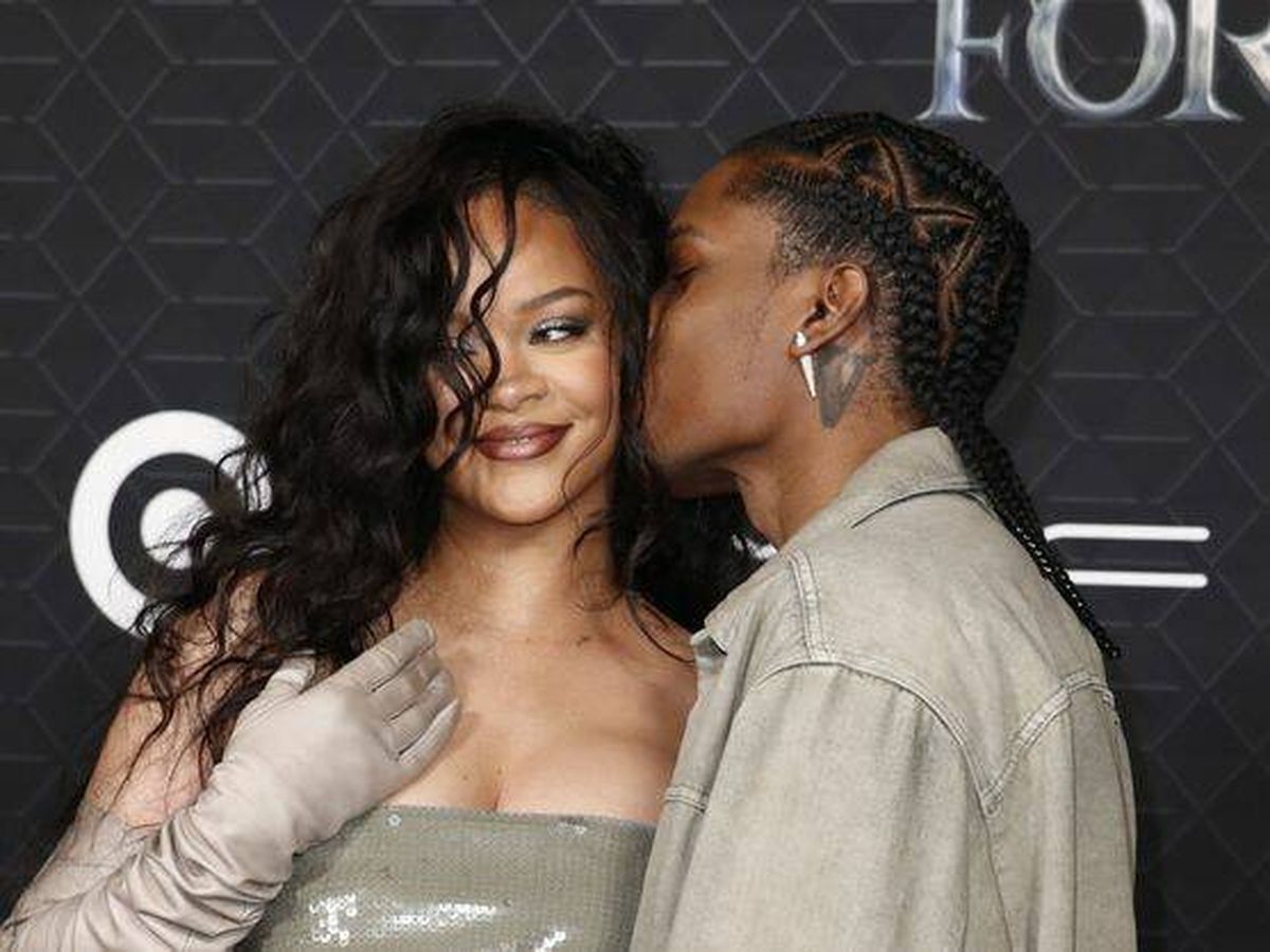 La tierna y viral reacción de A$AP Rocky al show de Rihanna en la Super Bowl