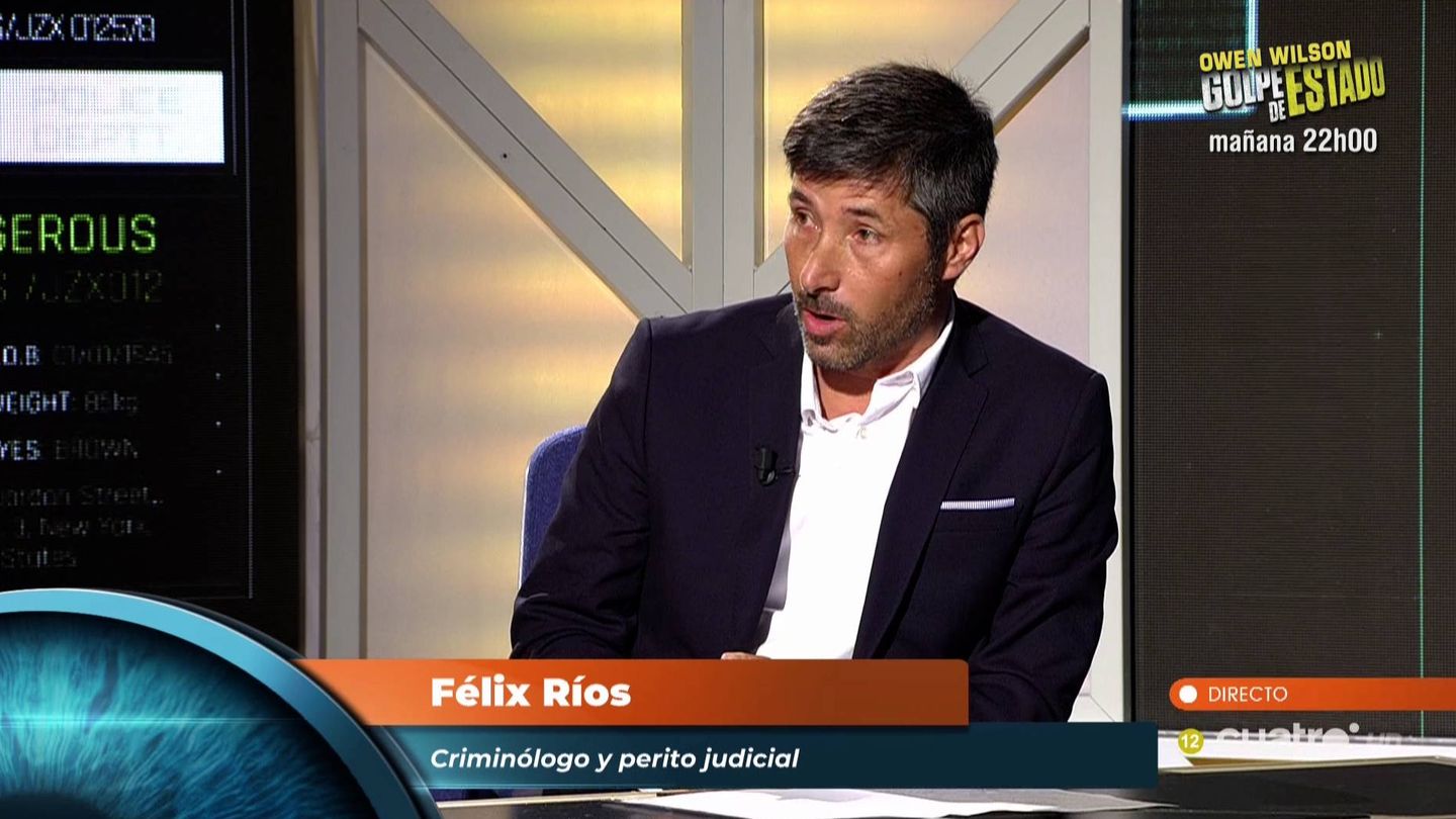 Félix Ríos, en 'Horizonte'. (Mediaset España)